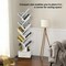 Costway 10-tier Tree Bookshelf with Drawer Free-standing Bookcase Storage Shelf White\Brown